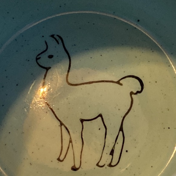 2 pc Llama or Alpaca Big Mug & Deep Bowl Microwave Dishwasher Safe Set - Picture 9 of 16